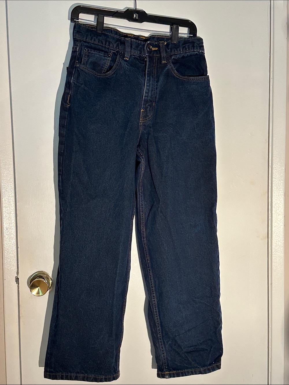 Vans Men's Dark Blue Relaxed Jeans